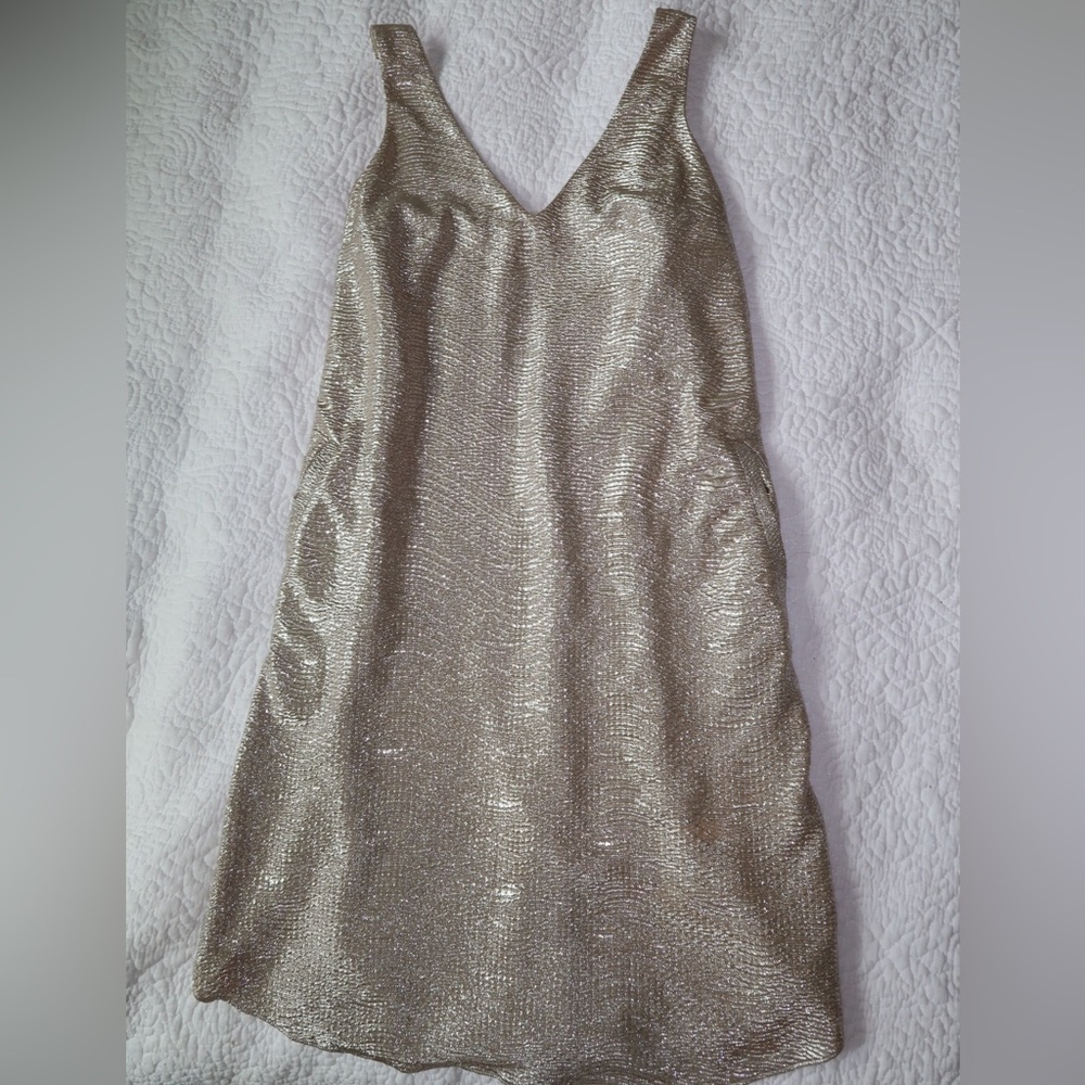Lilly Pulitzer Gold Shimmering Dress